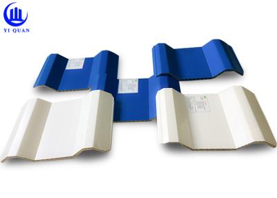 China Tamaño modificado para requisitos particulares pared gemela plástica hueco ligera de la teja de la hoja del PVC en venta