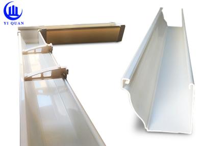 China Anti Corrision White Upvc Rain Gutter Systerm Easy Installation for sale