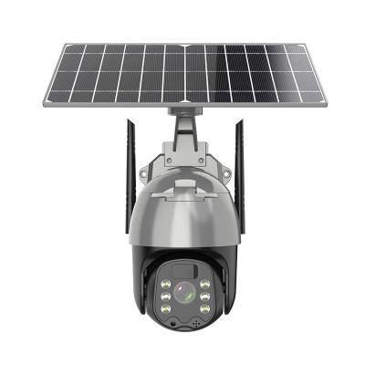 China PTZ Solar Powered Wireless Outdoor Waterproof Camera Smart 4G Home Security System for sale