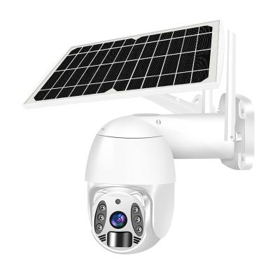 China Smart Outdoor Solar Wireless Surveillance Camera Tuya 4G Home Security PTZ Camera for sale