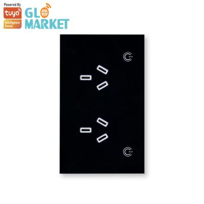 China Glomarket Tuya Au Smart Wifi Socket Timer Wireless Power Plug Socket Com 2 USB Trabalho Com Alexa E Google Home à venda