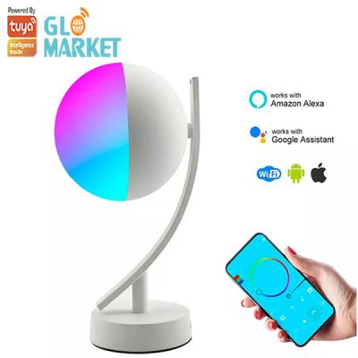 China Tuya RGBCW Wifi Smart Table Lamp 12W APP Remote Control Reading And Writing Desk Lamp for sale