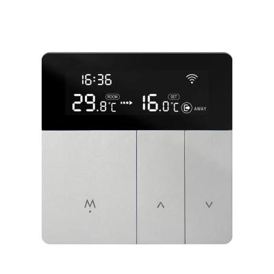 China Intelligent Tuya Wifi Thermostat Remote Control Electric Floor Heating Switch for sale