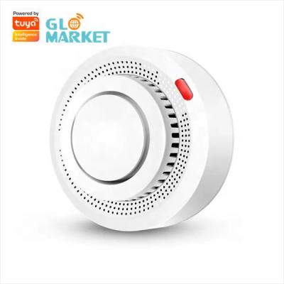 China Tuya Smart WiFi Smoke Detector APP Control Remote Alarm SMS Notification 80DB Siren for sale