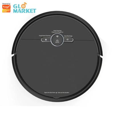 China Tuya Smart Robot Vacuum Cleaner Wifi App Control Floor Sweeping Robot With Water Tank for sale