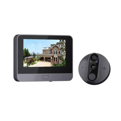 China 4.3in Peephole Viewer Wireless Video Doorbell Camera 1920x1080px for sale