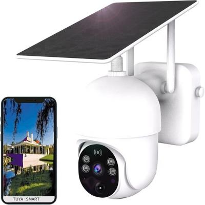 China AI PIR 4G Solar Ptz Camera 850nm IR Tuya Smart Camera Wide Angle for sale