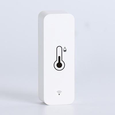 Chine Glomarket Wireless Network Temperature  Humidity Sensor Circular Temperature  Detector   Support App Control à vendre