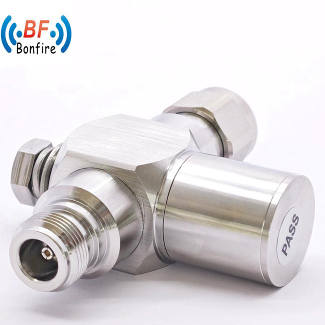 698-3800MHz 4.3-10 Surge Arrestor Coaxial Lightning Surge Arrestor Female to N Male Protection Protector to Protect Transceiver, Receiver