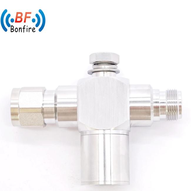 N Lightning Surge Protector N Dual Female Jack to N Female Bulkhead Surge Arrester Lightning Arrestor Protection with Gdt 6g RF Arrester