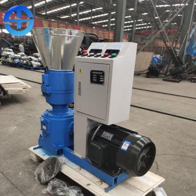 China 10-12% Moisture Sawdust Pellet Machine 200-300 Kg / Hour for sale