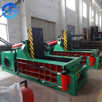 China 250*600mm Bale Size Forward Out Metal Scrap Baling Machine for sale