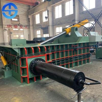 China 500*500mm Cuboid Bale Size Turn Over Bale Out Metal Baler Machine for sale