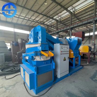 China Dry Type Scrap Copper Wire Granulator 99.9% Separating for sale