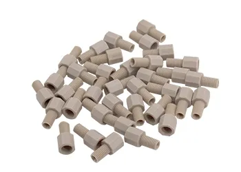 Custom Design Low Price Plastic Compression Tube Peek Fiting Engineering Plastic Peek Fitting Patrs
