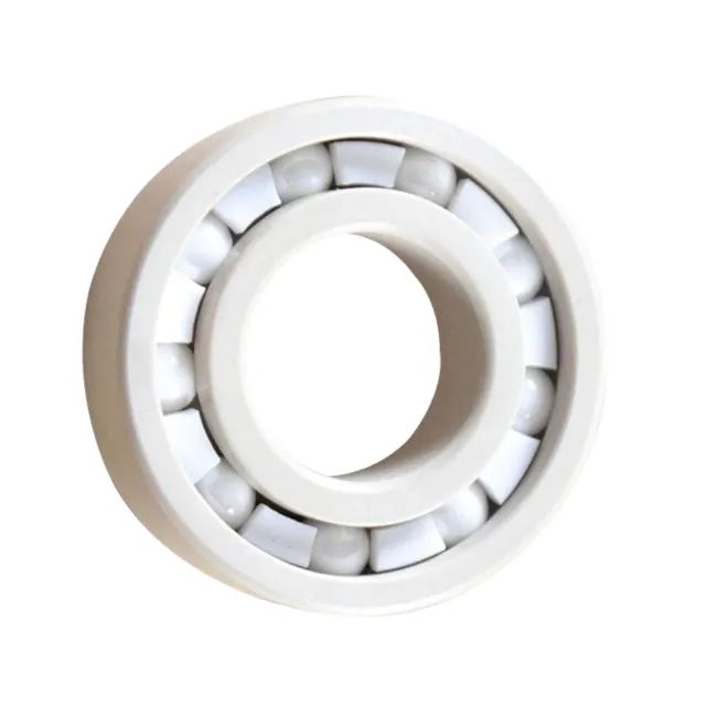 Zirconia Full Ceramic Bearing 6200 6201 6202 6203 6204 6205 6206 6207 6208 Glass Steel Si3n4 Zro2 Ceramic Balls PTFE Peek PP POM Plastic Bearing