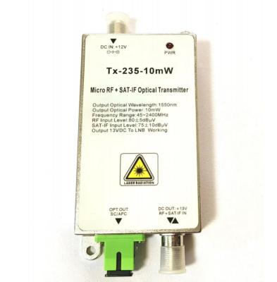China 1550nm Power Optical Transmitter 2400MHz SAT IF FTTH Optical Transmitter for sale