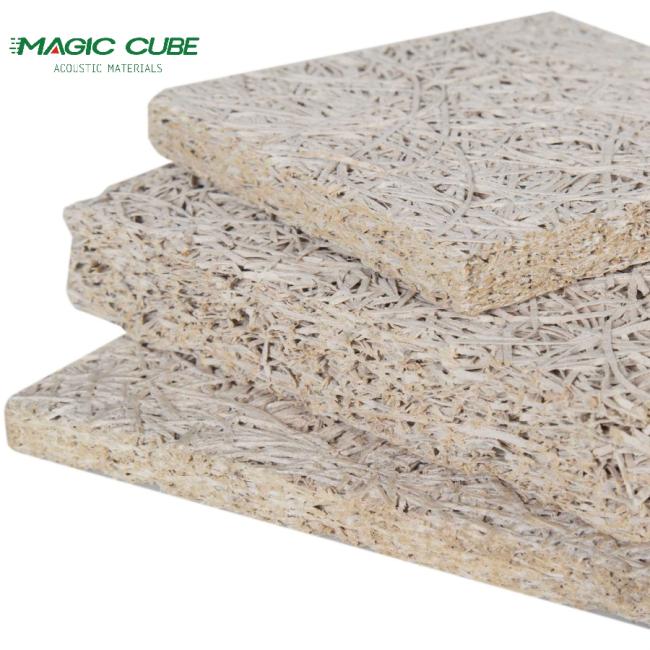 Wood wool panel color options