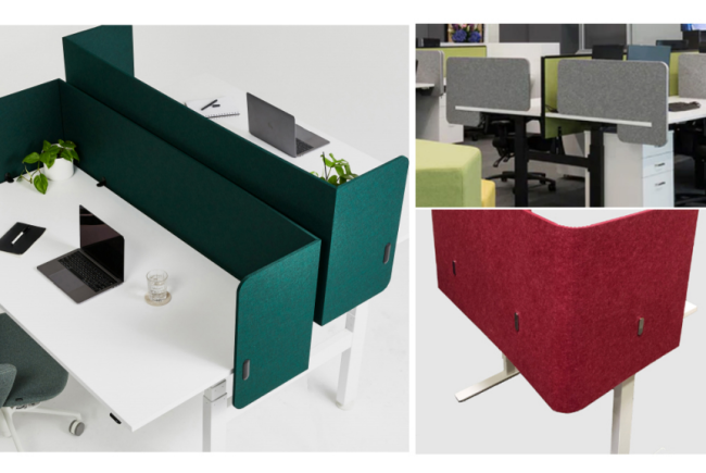 Color options for acoustic privacy screens