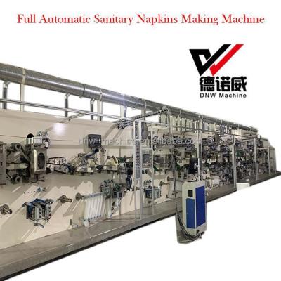 China Women Hygienic Tampons Sanitary Pads Manufacturing Machine Auto Splicing for sale