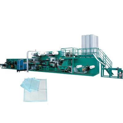 China Soft Touch Underpad Making Machine Full Automatic Economically Friendly for sale