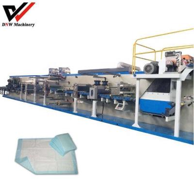 China Medical Underpad Ladies Pad Making Machine Environmental Protection for sale