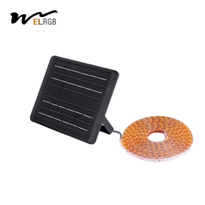 China 2200k 10 Meters Solar Light Strip Outdoor Solar Powered Rope Lights for sale