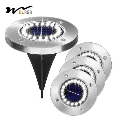 China Lámparas de jardín LED con energía solar IP65 0,5W Lámparas de vía solar en venta