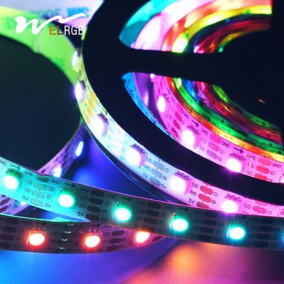 China 102 Leds Self Adhesive LED Strip 60 pixel Lâmpadas de corda auto-aderentes à venda