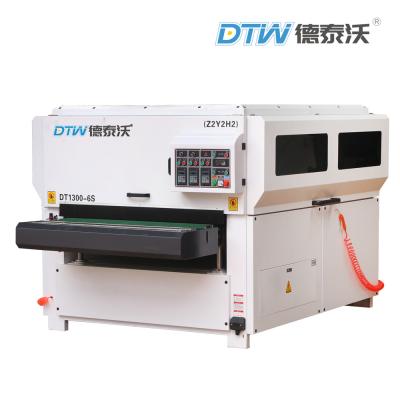 China DTW 1300mm Width DT1300-6S Economic Brush Sanding Machine Wood Profile Machine Factory for sale