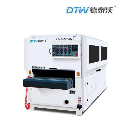 China DTW Plywood Brush Sanding Machine With Belt Sander DT1000-8SY for Surface Profile Sanding for sale