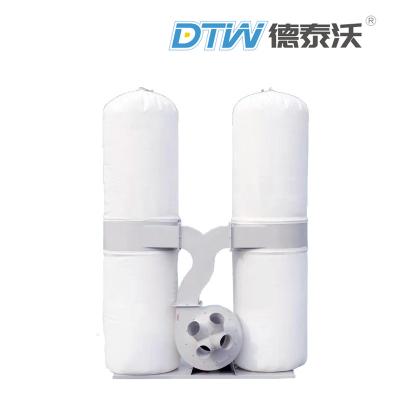 China 4KW Woodcraft Dust Collector Woodworking Dust Control With Two Collecting Bags for sale