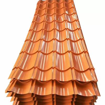 China Pre Printed Corrugated Sheet Fireproof / Anti Rust Metal Corrugated Galvanized Roof for sale