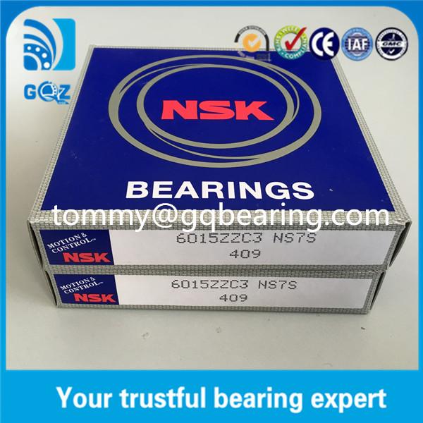 C3 Clearance NSK 6015ZZ C3 Low Noise Motor Bearing Japan Origin 75*115*20mm