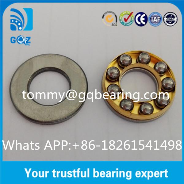 Brass Cage F8-16M Miniature Thrust Ball Bearing With Seat Washers