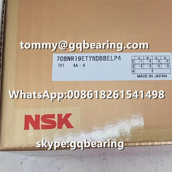 Gcr15 Steel Material Balls 18 degree Contact Angle NSK 70BNR19ETYNDULP4 Thrust Angular Contact Ball Bearing