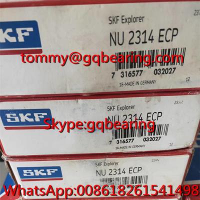 China SKF NU2314 ECP Cylindrical Roller Bearing NU2314ECP Air Compressor Bearing 70x150x51mm for sale