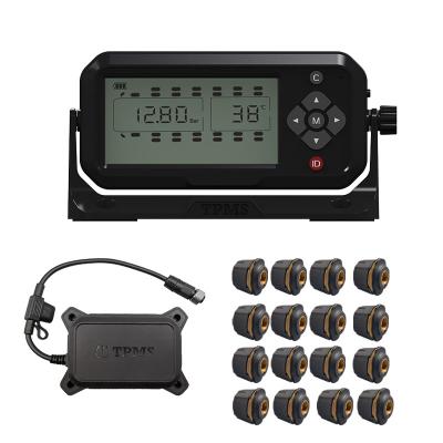 China Sixteen Tire Truck TPMS Trailer Tire Monitoring System for sale