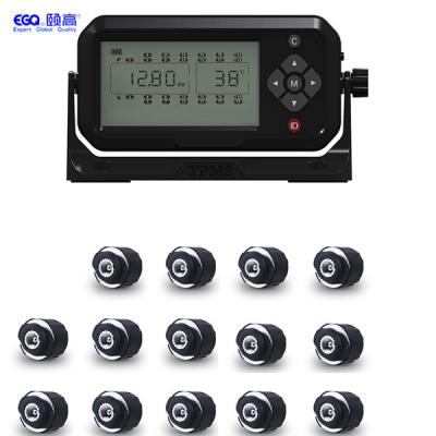China Fourteen Tire Real time 433.92MHZ Trailer Tire Monitoring System for sale