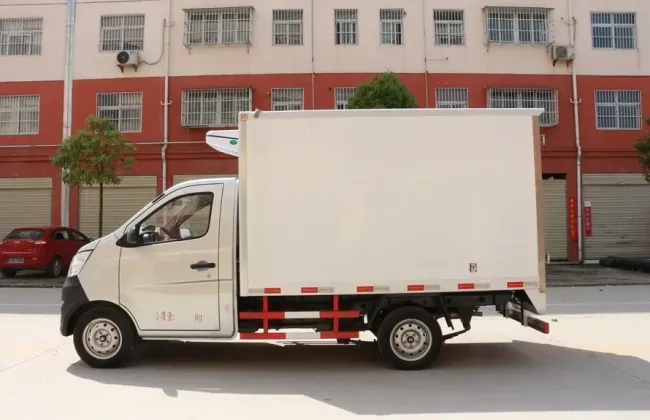 China Fruit and Vegetable Transport Mini Refrigerator Truck for Sale