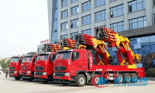 HOWO China Quality Heavy Duty 100ton Truck Lorry-Mounted Full Hydraulic Truck Crane