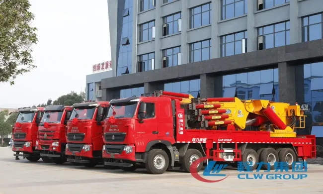 HOWO China Quality Heavy Duty 100ton Truck Lorry-Mounted Full Hydraulic Truck Crane