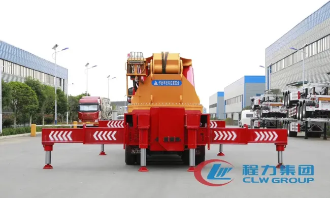 HOWO China Quality Heavy Duty 100ton Truck Lorry-Mounted Full Hydraulic Truck Crane