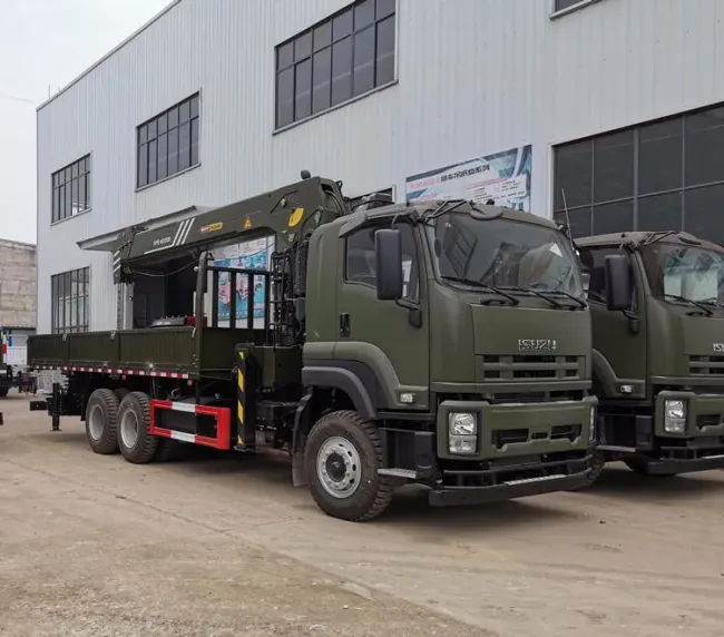 20 Ton Good Quality Truck Mounted Crane Single Arm Crane
