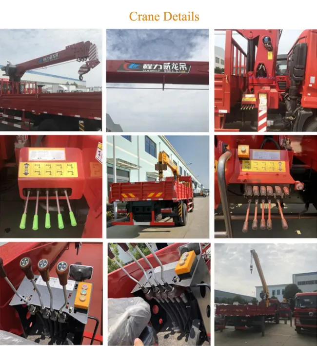 20 Ton Good Quality Truck Mounted Crane Single Arm Crane