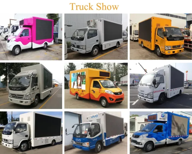 Outdoor Digital Advertising Billboard Truck with P6 LED Display Screen
