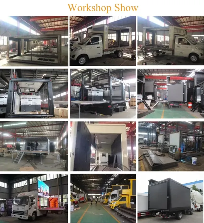 Outdoor Digital Advertising Billboard Truck with P6 LED Display Screen