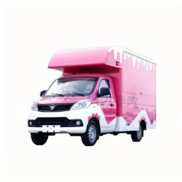 Stainless Steel Coffee & Ice Cream Burger Business Trailer Hot Dogs Snacks Chips Burger Business Mobile Trailer Food Truck