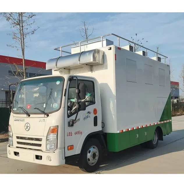 Stainless Steel Coffee & Ice Cream Burger Business Trailer Hot Dogs Snacks Chips Burger Business Mobile Trailer Food Truck