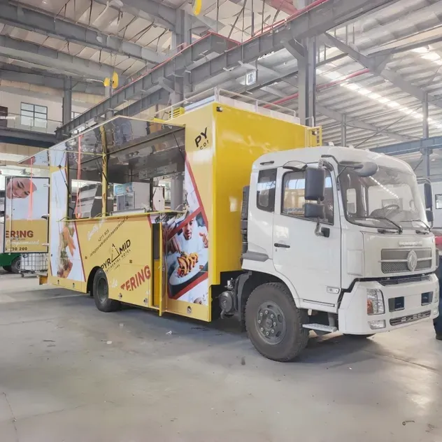 Stainless Steel Coffee & Ice Cream Burger Business Trailer Hot Dogs Snacks Chips Burger Business Mobile Trailer Food Truck